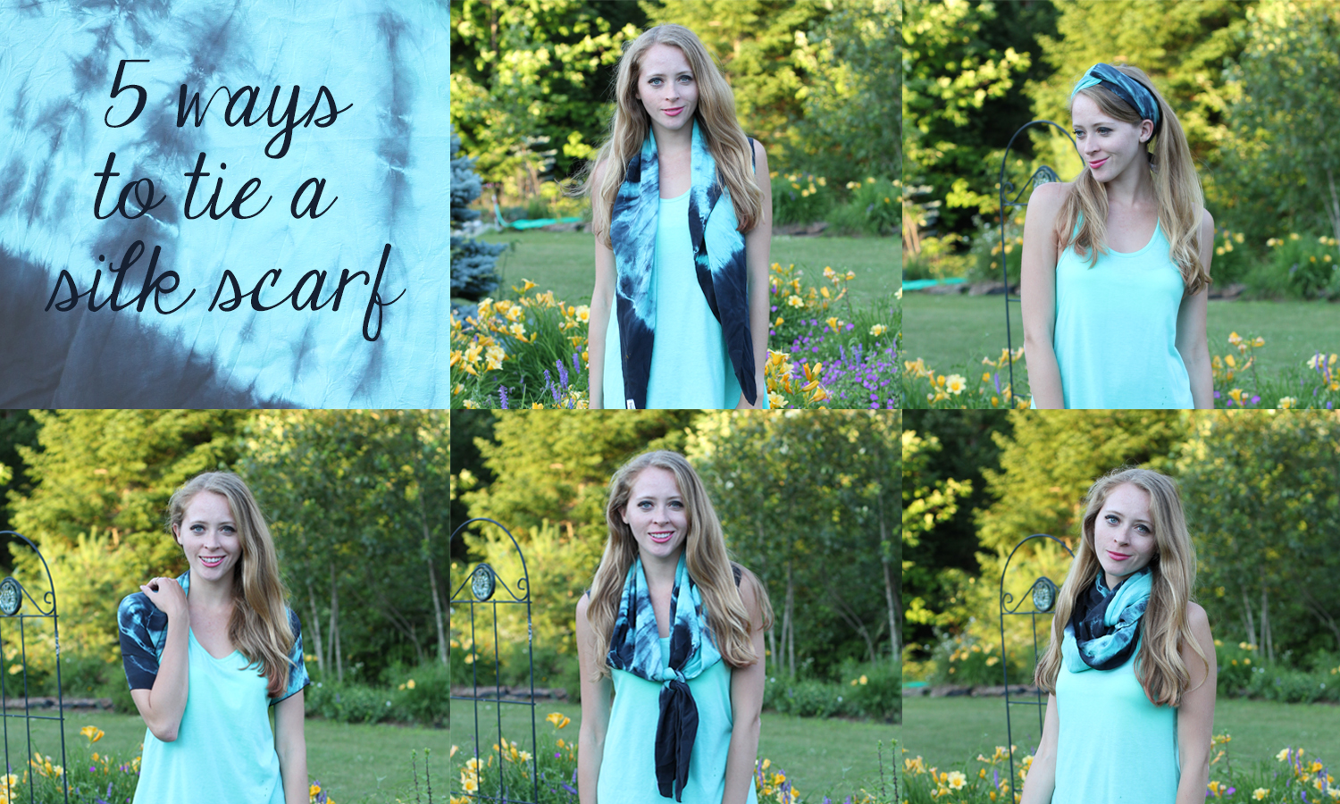 How to: 5 ways to tie a silk scarf