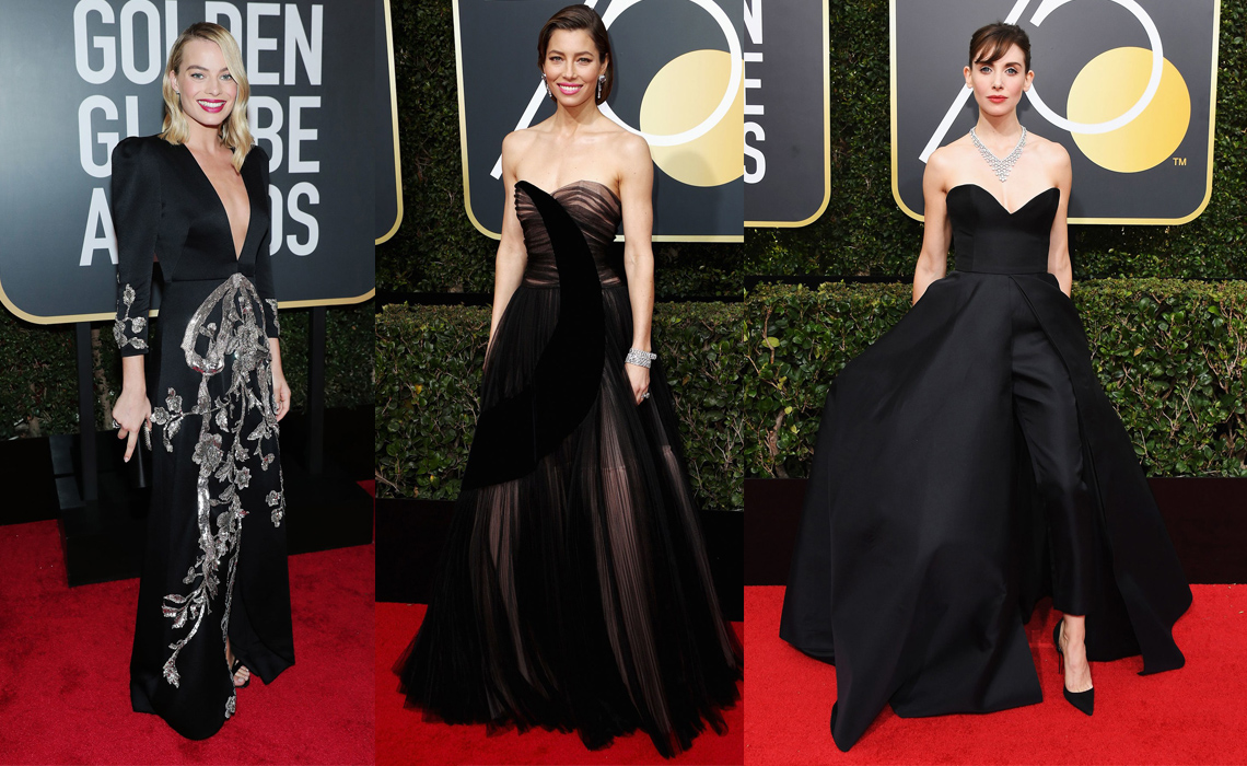 Golden Globes 2018 Time’s Up Fashion Recap