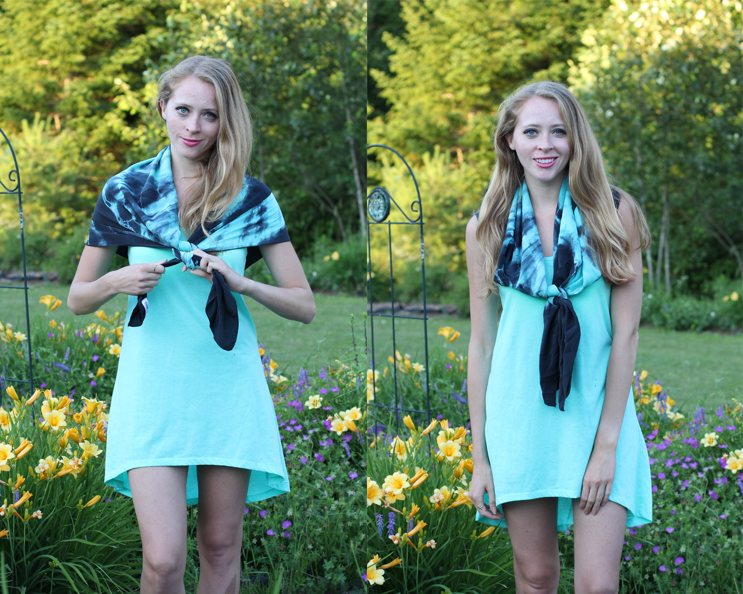 How to: 5 ways to tie a silk scarf
