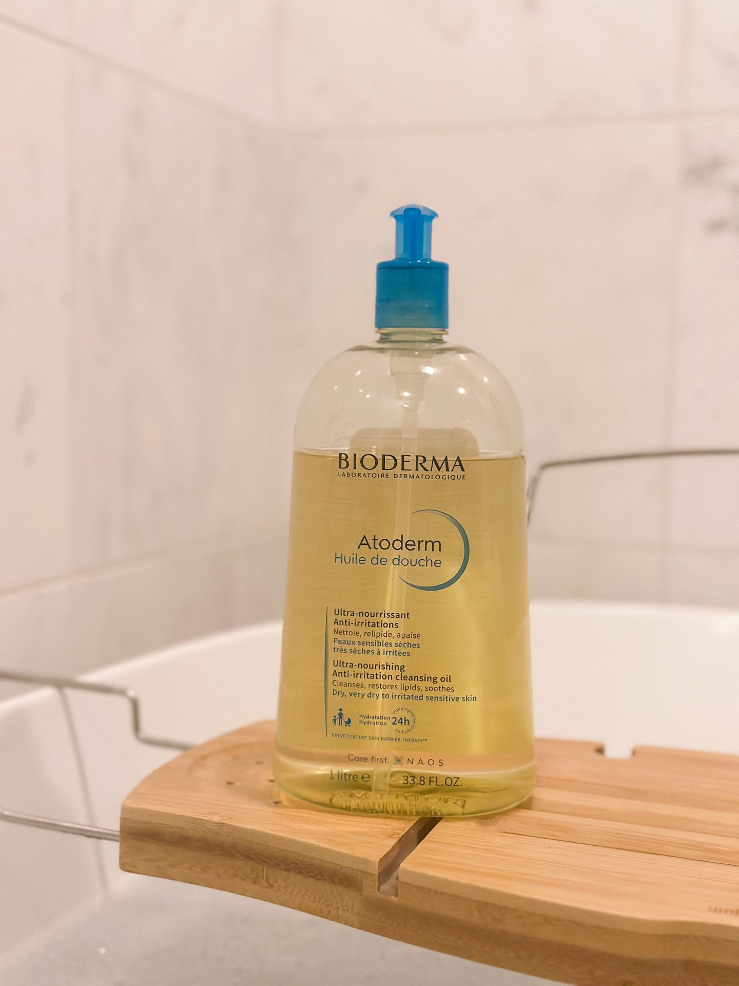 Bioderma Atoderm Cleansing Oil is a must have if you have eczema or sensitive skin. This body wash is nourishing and doesn't strip your skin, and helped me get wedding-ready!
