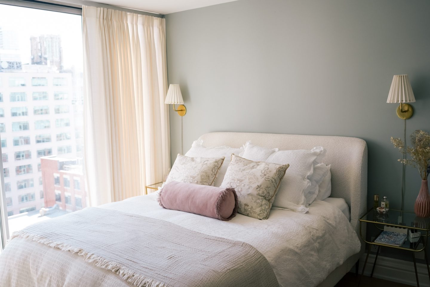 Transform your condo with cozy, designer-inspired linen curtains.